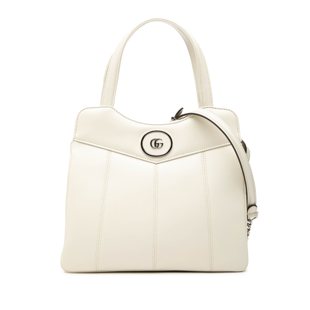 Pre-Loved Gucci Small Leather Petite GG Tote - Picture 1 of 8